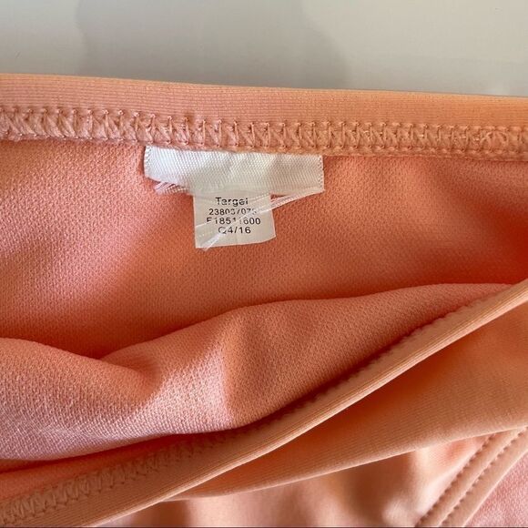 Peach Braided Strap Bikini Bottom - Picture 2 of 5